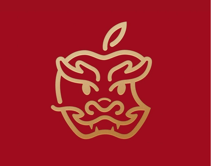 昆明苹果发布龙年LOGO